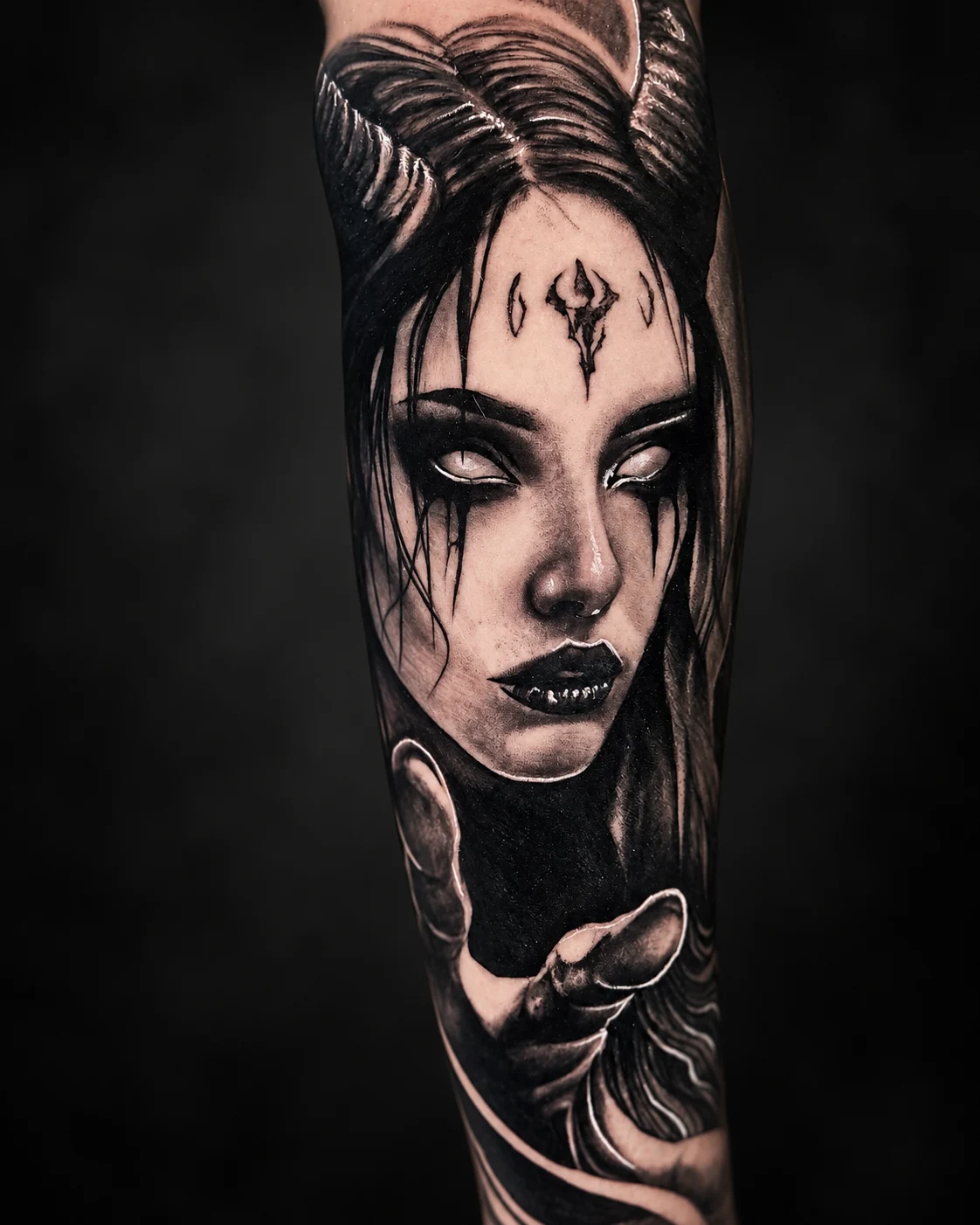 Tatuaż wykonany przez Ola — realizacja Gruba Igła Tattoo Kraków