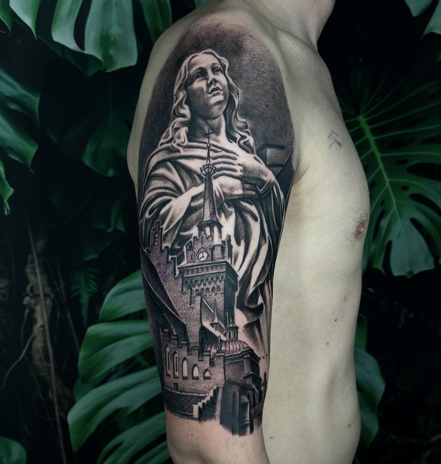 tatuaże gruba igła tattoo studio kraków