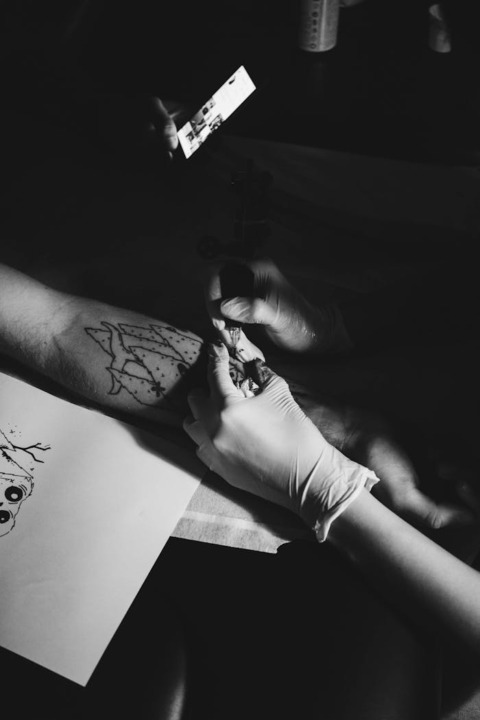 tatuaże gruba igła tattoo studio kraków